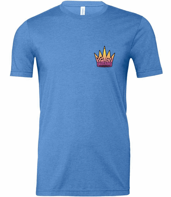 Clearance Sale: Custom Logo Tee - Columbia Blue