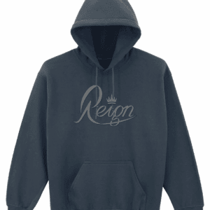 Custom Logo Hoodie -  Dark Heather